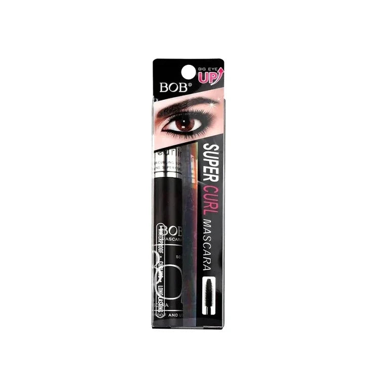 BOB Super Curl Black Mascara Waterproof - Jet Black