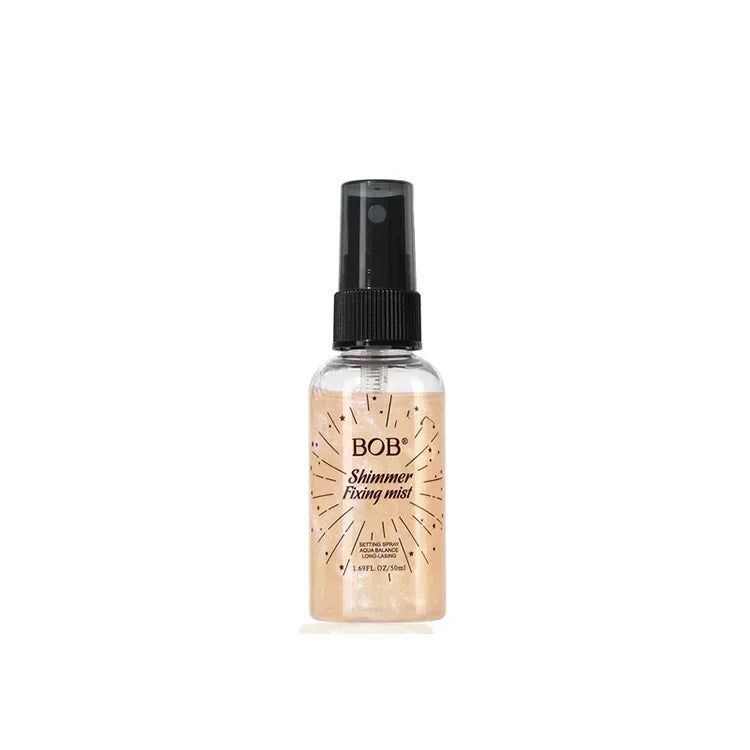 BOB Shimmer Fixing Mist - Long-Lasting Hydrating Setting Spray 50ml
