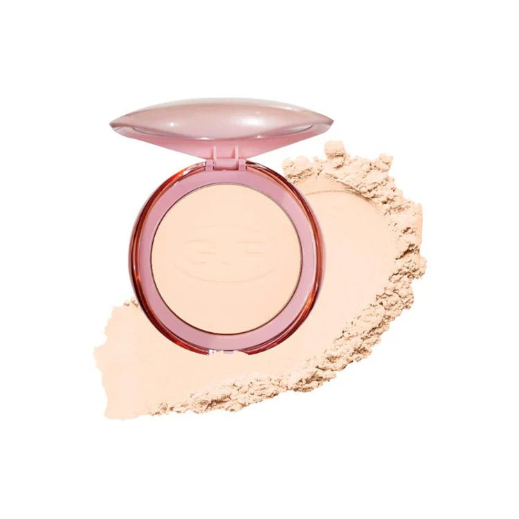 Glamorous Face Oil-Control Pressed Powder & Compact Setting Base – Smooth Matte Finish