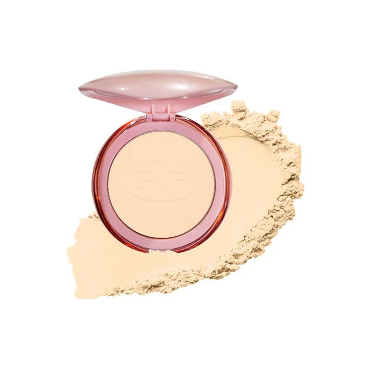 Glamorous Face Oil-Control Pressed Powder & Compact Setting Base – Smooth Matte Finish