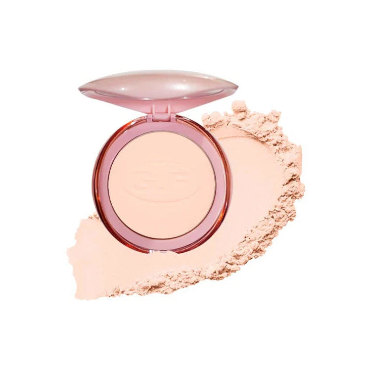 Glamorous Face Oil-Control Pressed Powder & Compact Setting Base – Smooth Matte Finish
