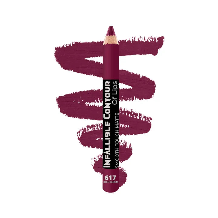 Glamorous Face Infallible Contour Smooth Touch Matte Jumbo Eye & Lip Pencil