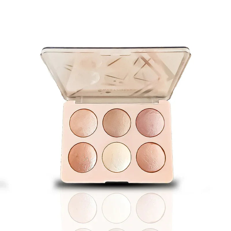 Color Institute 6 in 1 Terra cotta blushon & Highlighter Kit