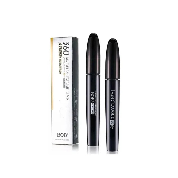 BOB 360 Big Eyelash Mascara - Extreme Black, Dense & Waterproof