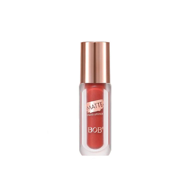 BOB Matte Liquid Lipstick - Long Lasting Velvet Finish (6 Colors)