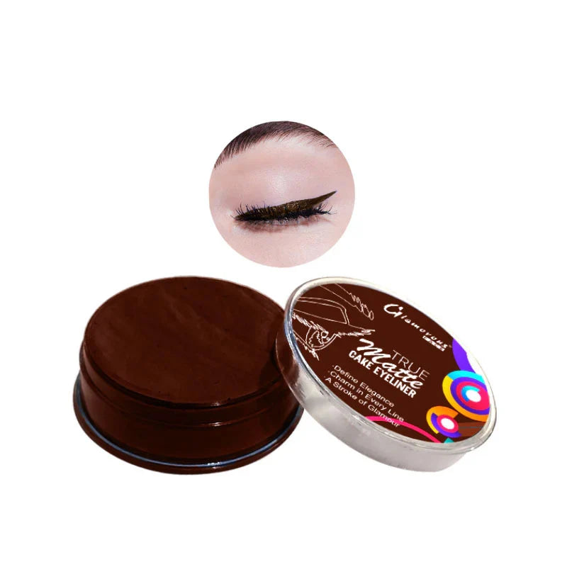 Glamorous Face True Matte Cake Eyeliner - Midnight Black