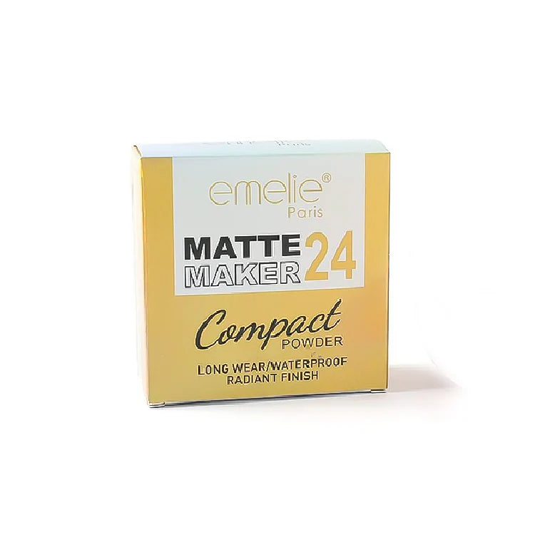 Emelie Paris Matte Maker 24 Compact Face Powder