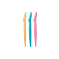 Glamorous Face Eyebrow Razor 3 Razors In 1 Pack