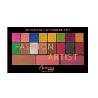 Glamorous Face Eyeshadow Palette 16 Eyeshadows, 2 Blushers Peach & Pink, 1 Contour 01