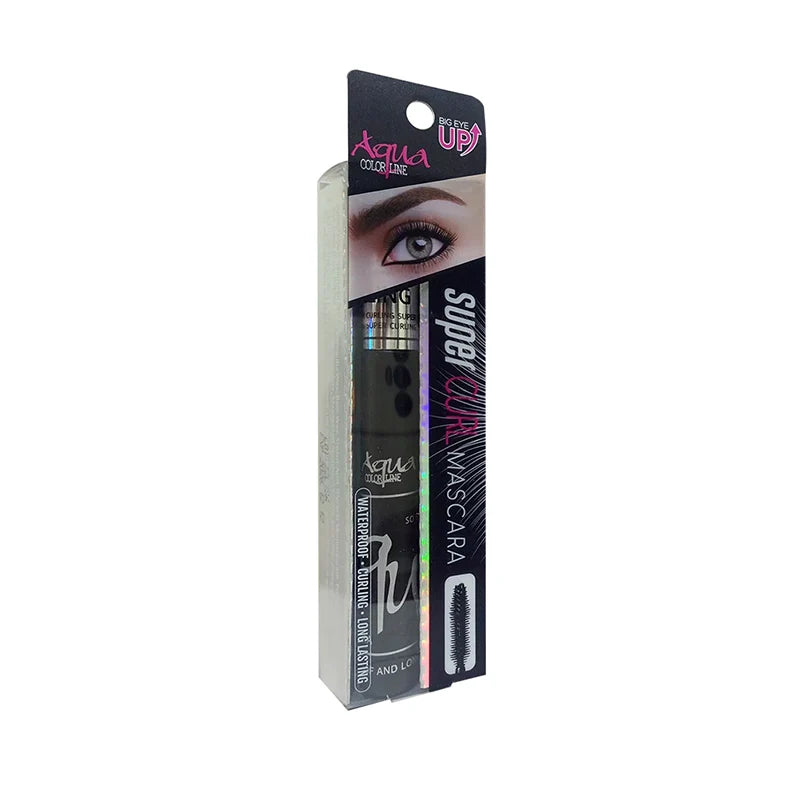 Aqua Color Line Super Curl Mascara - Deep Black