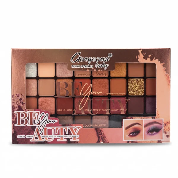 Gorgeous Lady 32 Colors Professional Eyeshadow Palette – Highly Pigmented Matte & Shimmer Eye Makeup Palette Glitter