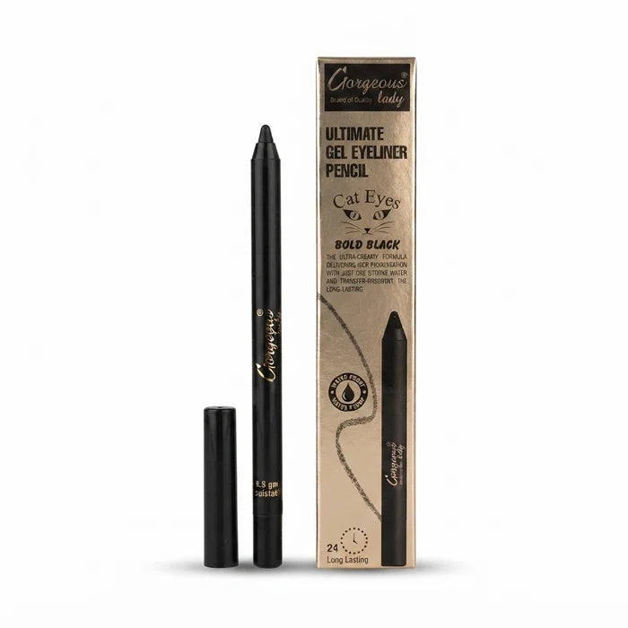GORGEOUS LADY ULTIMATE GEL EYE WATERPROOF PENCIL (BOLD BLACK)