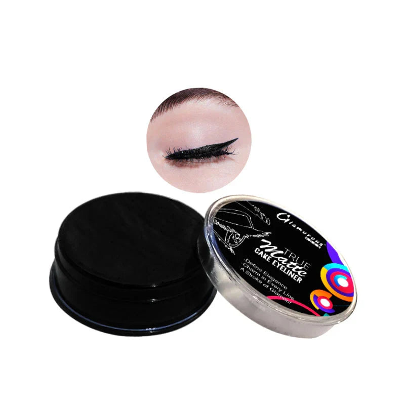 Glamorous Face True Matte Cake Eyeliner - Midnight Black
