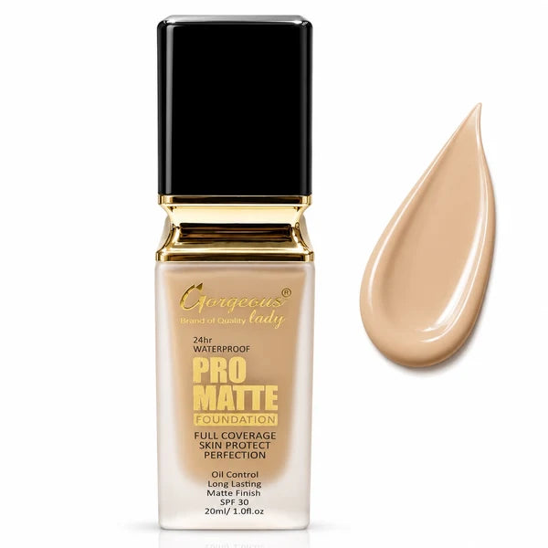 GORGEOUS LADY PRO MATTE WATERPOOF FOUNDATION