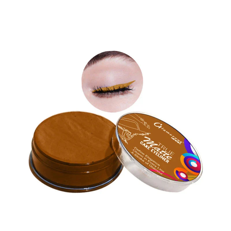 Glamorous Face True Matte Cake Eyeliner - Midnight Black