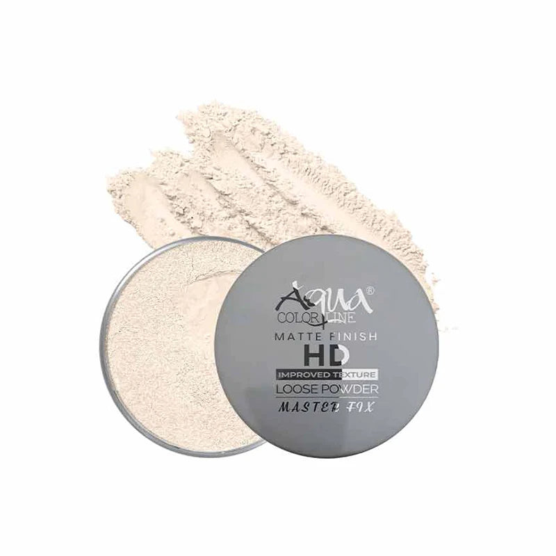 Aqua Color Line Matte Finish HD Loose Powder – Master Fix