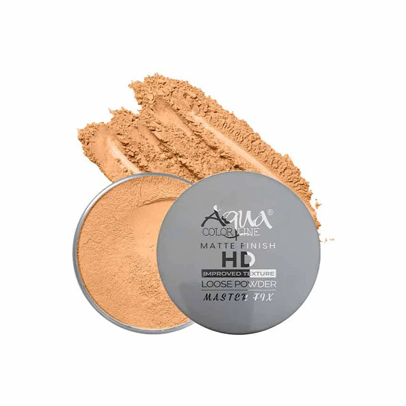 Aqua Color Line Matte Finish HD Loose Powder – Master Fix