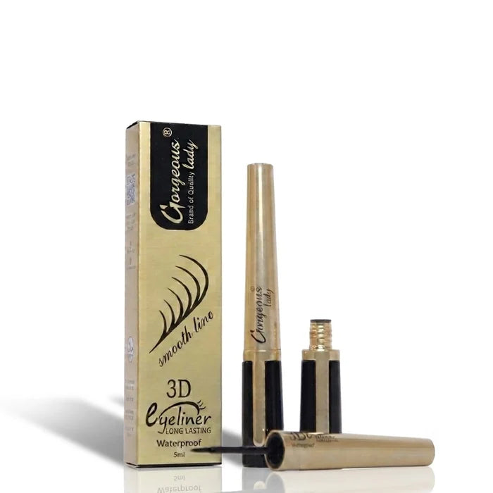 GORGEOUS LADY 3D WATERPROOF LIQUID EYELINER (5ML)