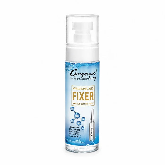 GORGEOUS LADY HYALURONIC ACID FIXER MAKE UP SETTING SPRAY (60ML)