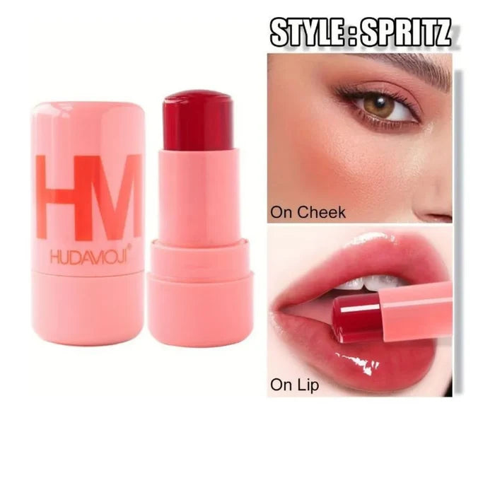 COOLING WATER JELLY BLUSH STICK & LIP TINT (3-in-1 ) (EYE / CHEECKS / LIPS)